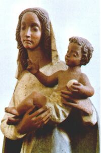 Marienfigur aus Ton von 1964, Geschwister Degen Höhr-Grenzhausen