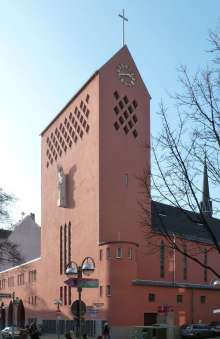 Blick auf die Josefskirche