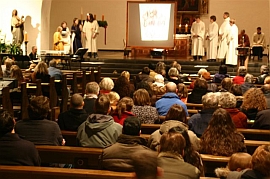 Der Jugendgottesdienst war gut besucht