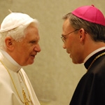 Bischof Franz-Peter bei Papst Benedikt