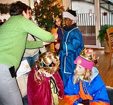 Die Sternsinger singen zu Hause