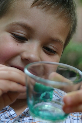 Basteln beim Kinderfest