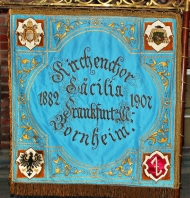 Das Banner des Kirchenchores