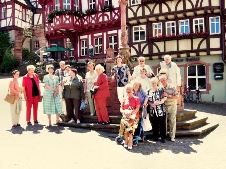 Der Kirchenchor beim Ausflug in Limburg