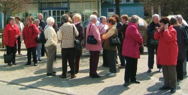 Besichtigung im Dresdner Zwinger