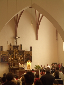 Te Deum in der Kirche