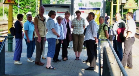 Kirche und Kunst entdecken - die Gruppe in Mainz