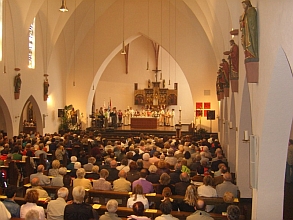 Die Kirche war voll