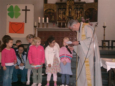 Wortgottesdienst mit Pfarrer Metzler