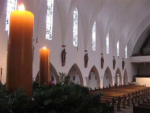 Kerze in der Josefskirche
