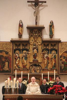 Bischof Tebartz-van Elst und Diakon Manneck