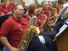 BigBand beim Platzkonzert
